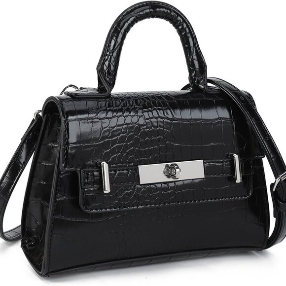 Small Cute Crossbody Purse for Women with Top Handle Designer Mini Tote Bag for - Picture 7 of 9